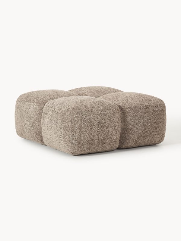 Pouf Moderne Tissu Vert Clair