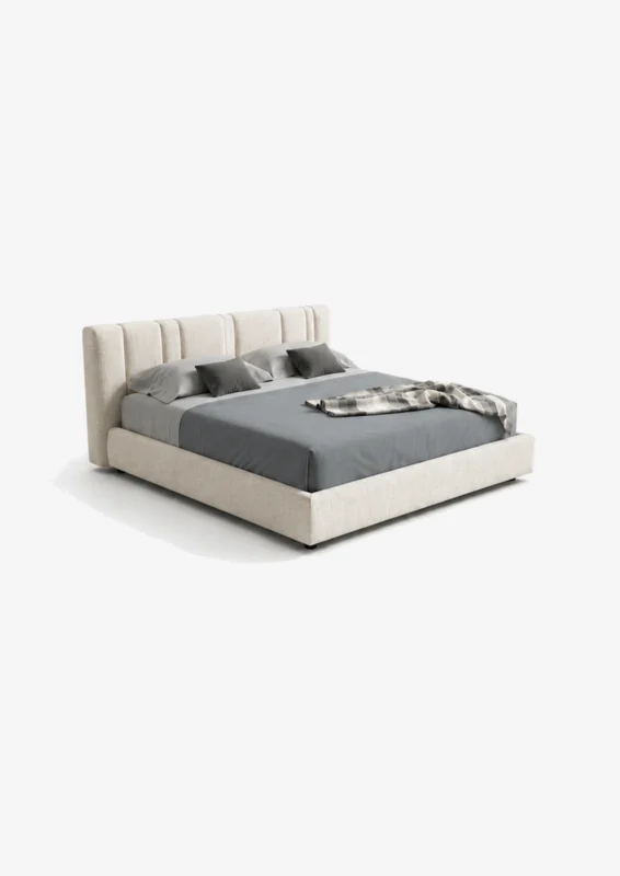 Lit design Ivoire vue principale