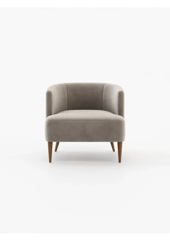 Fauteuil Varnis face - Fauteuil design velours Maroc
