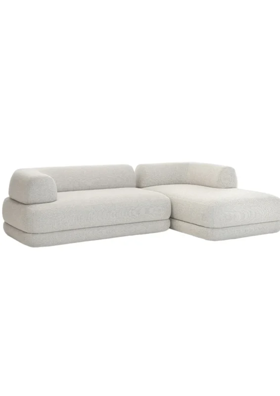 Salon Trivor vue 3/4 - Salon d’angle contemporain Maroc